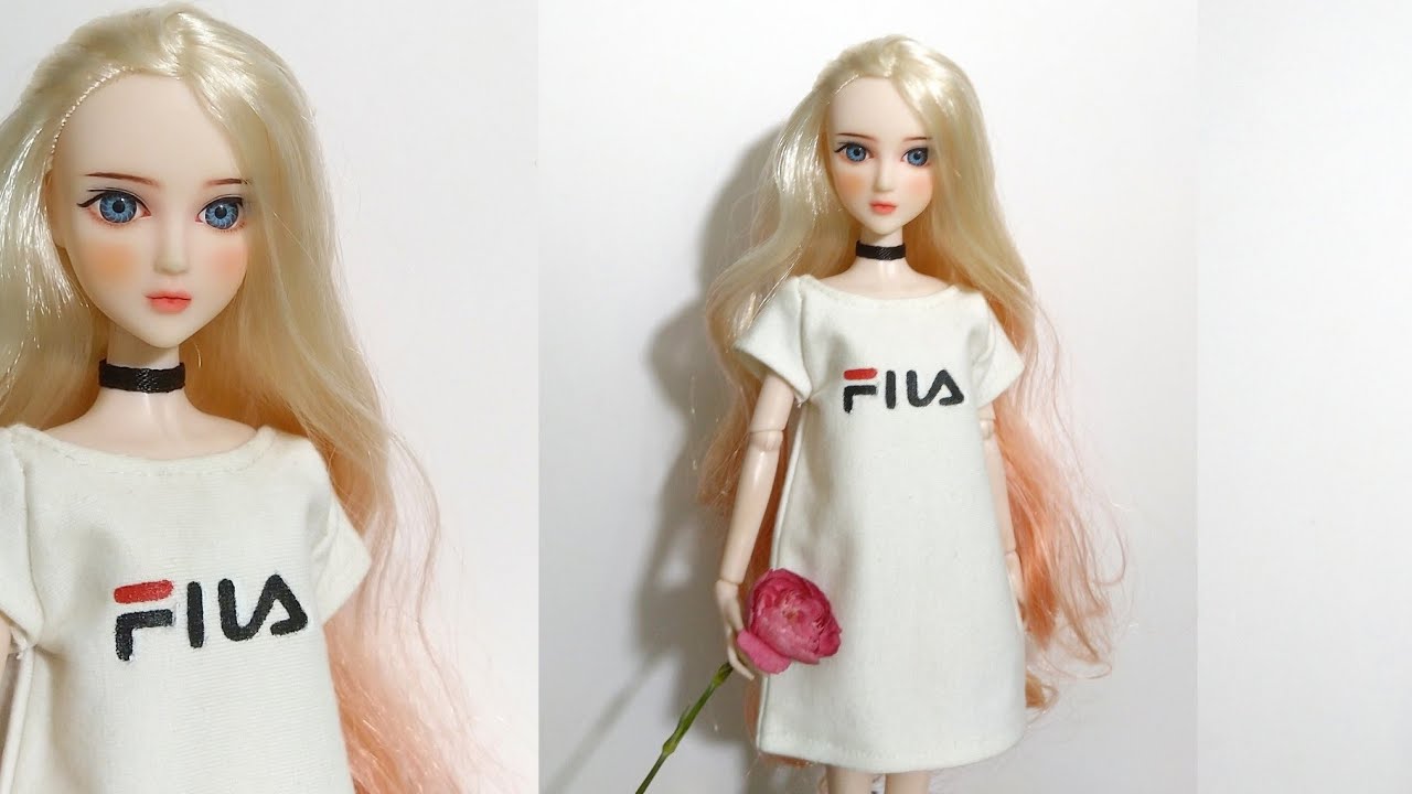 May Đầm xuông đơn giản cho búp bê | Dress for doll  |BÚP BÊ MÍA