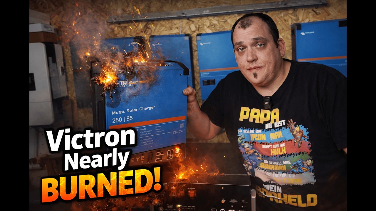Das darf nicht passieren ⚠️ Victron MPPT 250/85 versagt bei Überhitzung.⁨@VictronEnergyBV⁩