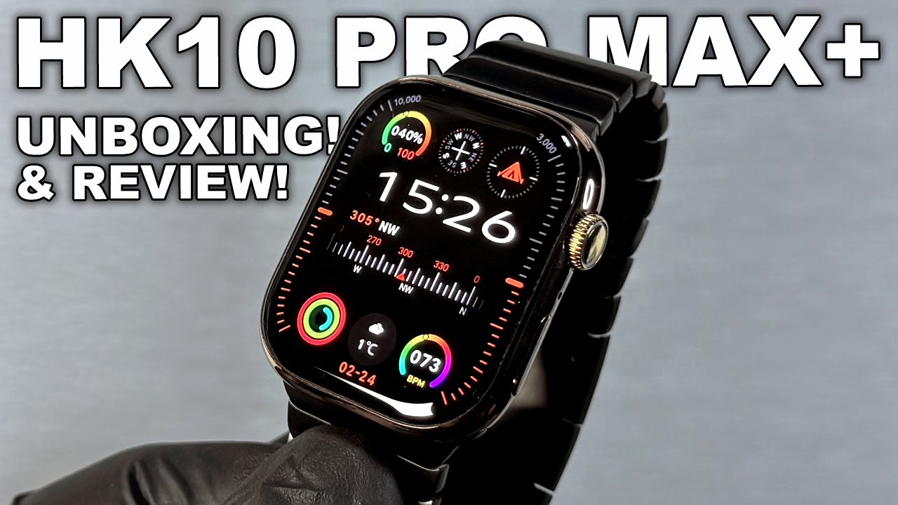 HK10 Pro Max+ Amoled SmartWatch - Unboxing & Review New Amazing Smart Watch 2025!