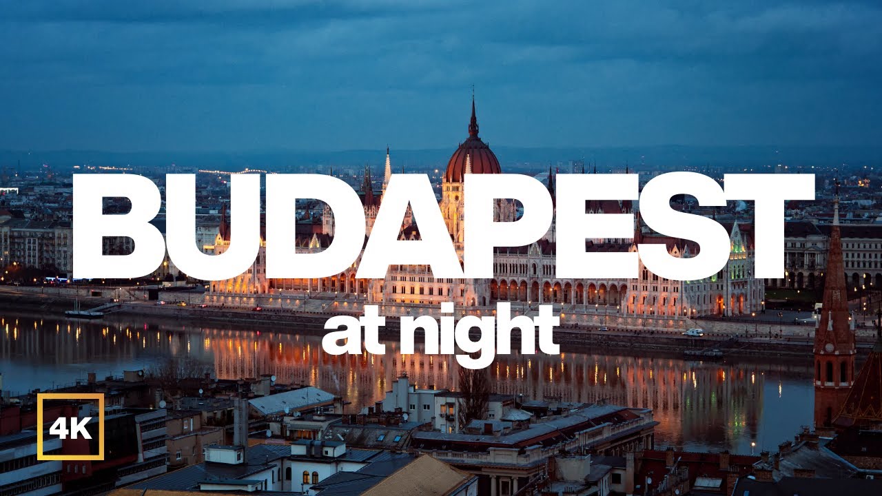 Budapest at night - Hungary 🇭🇺 4K walking tour