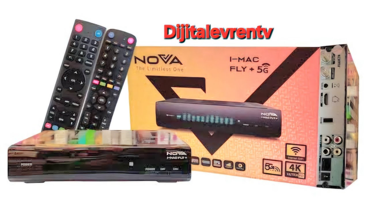 Nova İ-Mac Fly 4K Forever Çift Tuner Linux  Uydu Alıcı