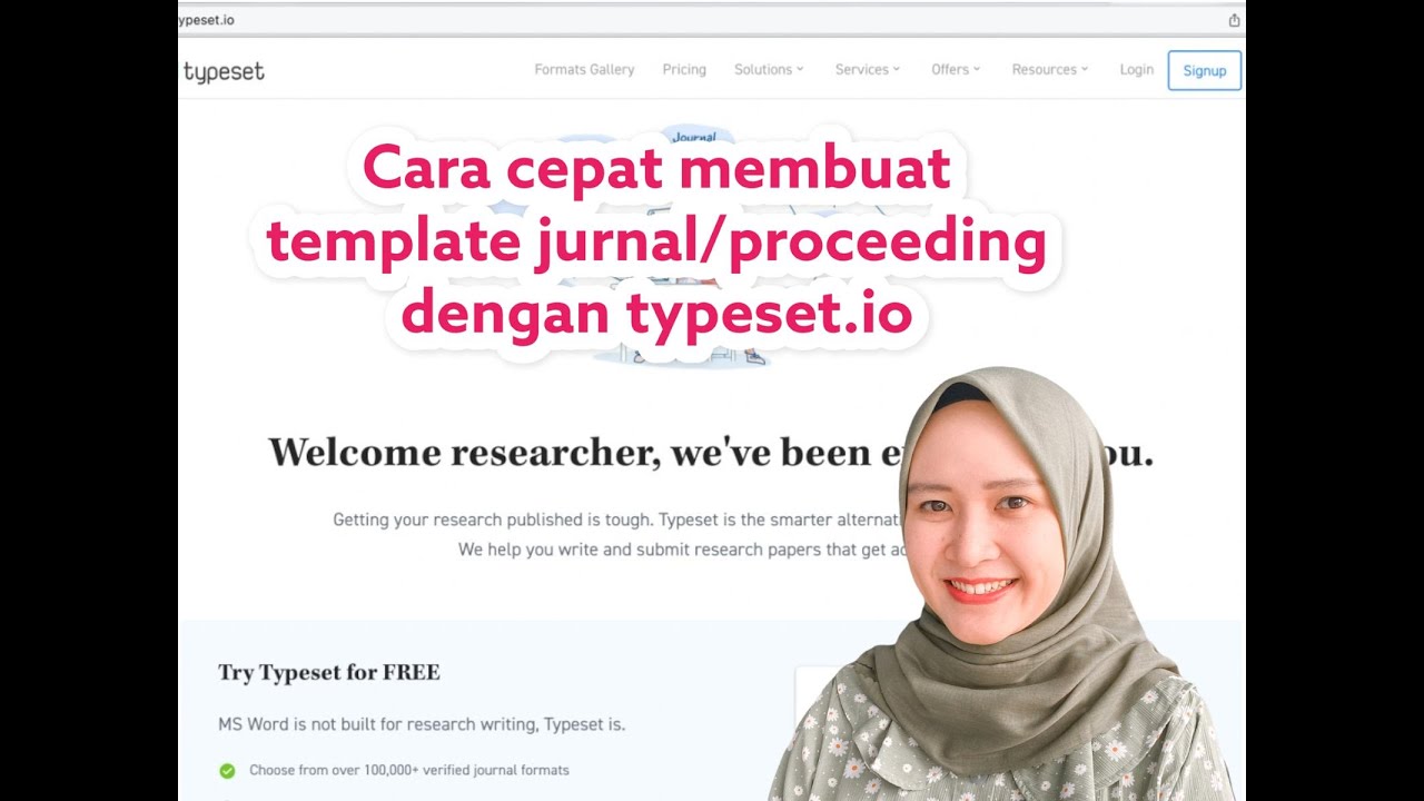MEMBUAT TEMPLATE PROSIDING/JURNAL SECARA OTOMATIS | TYPESET.IO