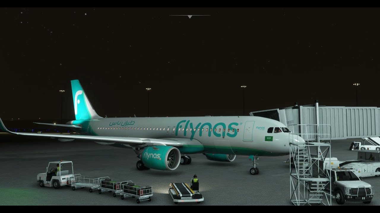 رحلة من مطارالقاهرة الدولي  الى مطار جدة \ طيران ناس \ MSFS2020 | HECA-OEJN| A320neo FLYNAS