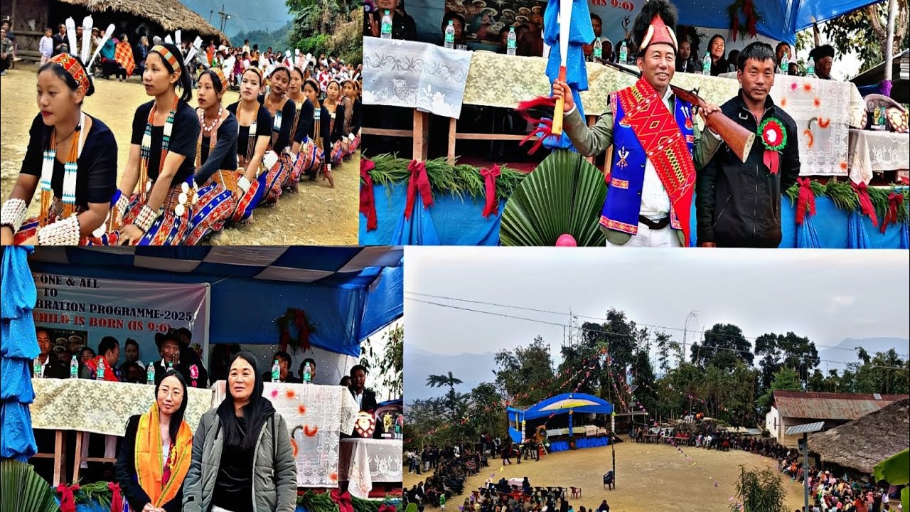 37th of Christmas celebration at Jagan village longding Arunachal Pradesh India