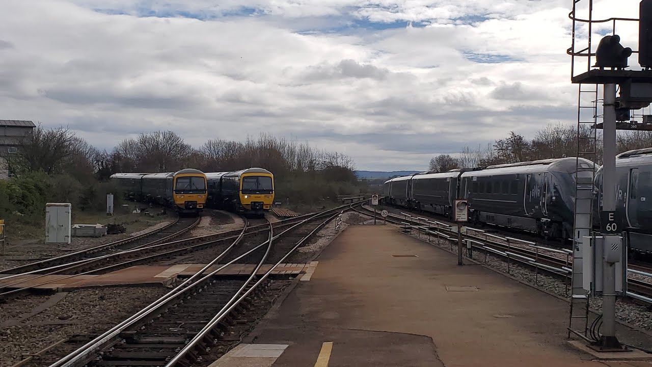 Trains at Exeter St David's (25/03/2025)