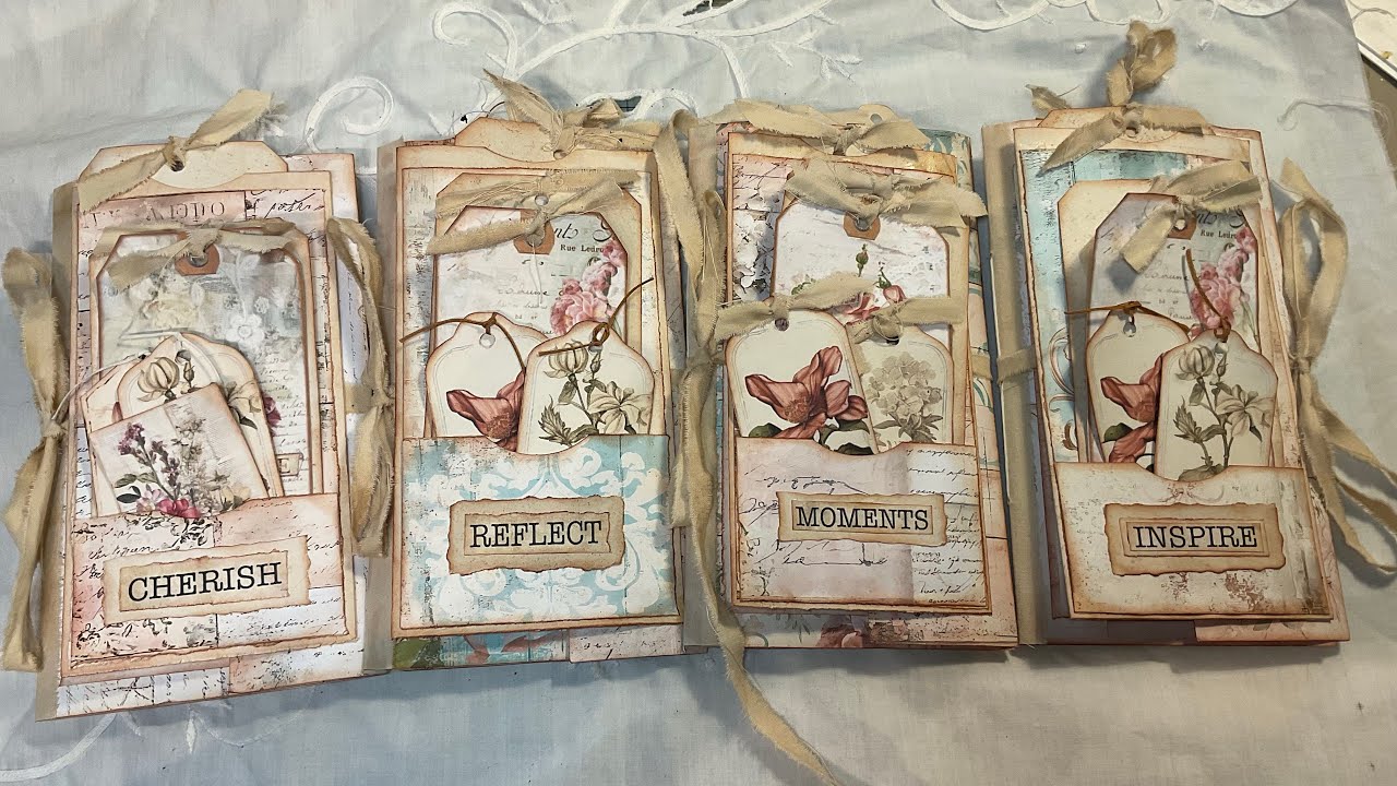 Lets Make a Shabby Chic folio - Craft with me Video - Quick n Easy projects