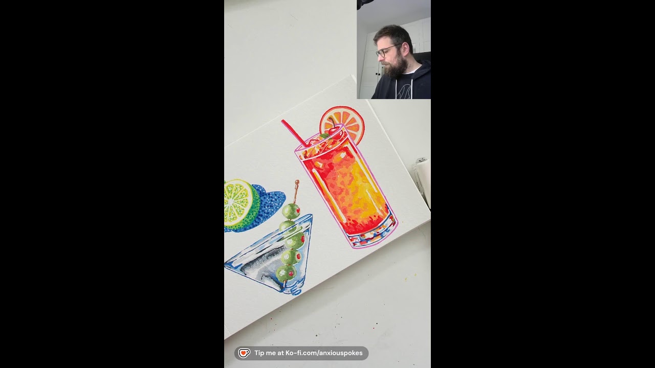 OHUHU - Cocktails with Acrylic Markers