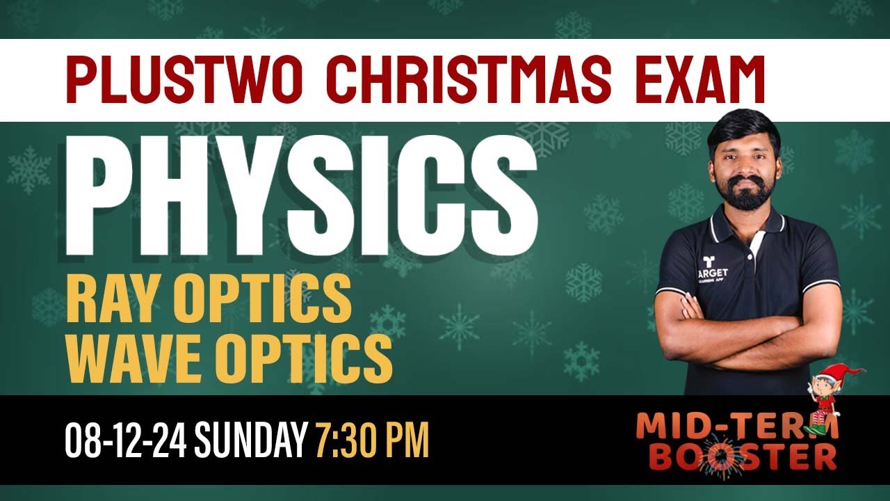 Plustwo Physics Chapter 9,10 | Ray Optics / Wave Optics | Targetplustwo