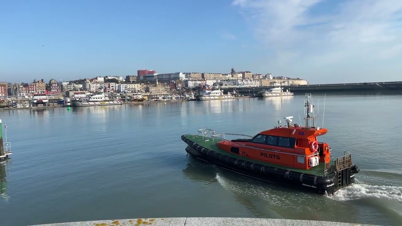 3rd March , Ramsgate harbour, calm before the storm again? Ranger, Defender and the Rhibs ready.