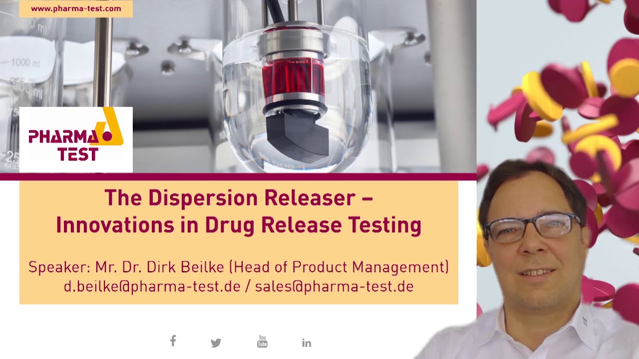 Pharma Test Dispersion Releaser &ndash; Innovations in Drug Release Testing (video presentation)