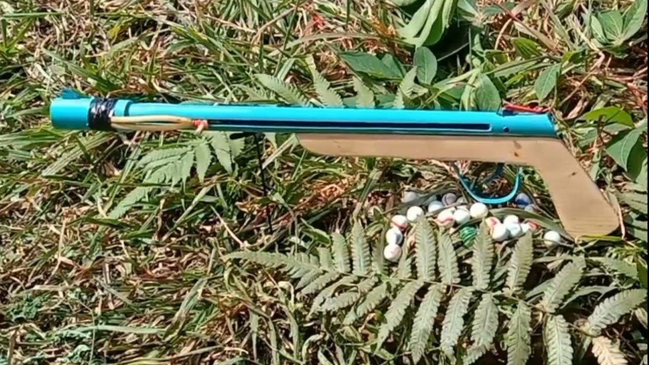 Creative ideas for making powerful slingshot from PVC and wood.