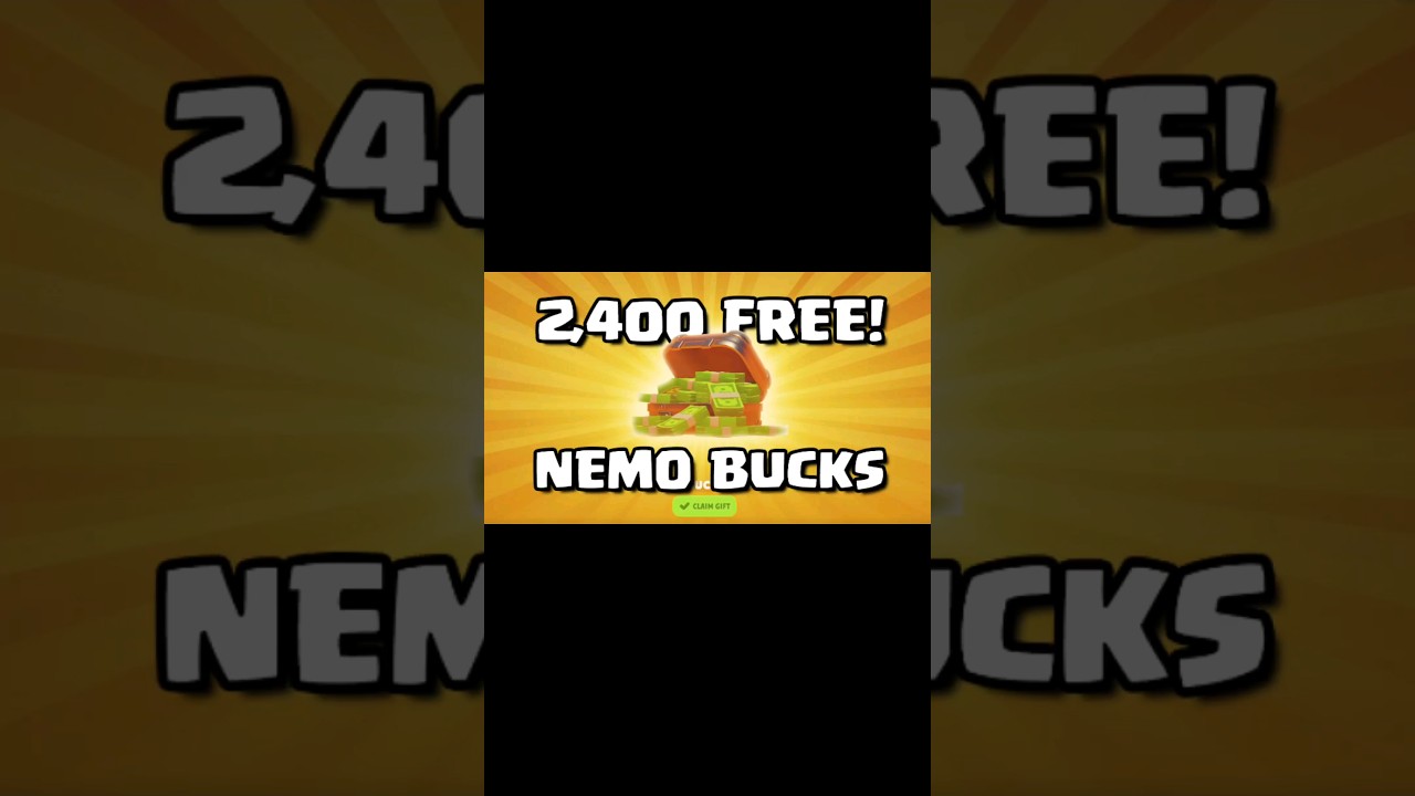 Log in DAILY to get FREE 2,400 NEMO BUCKS! | Party Animals