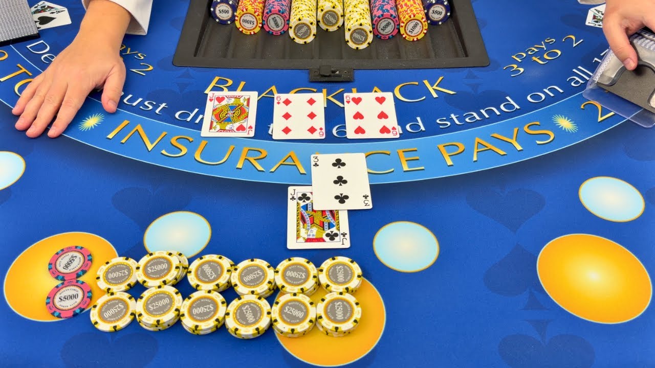 Я выиграл более 1 000 000 долларов на одной легендарной ставке в блэкджек!