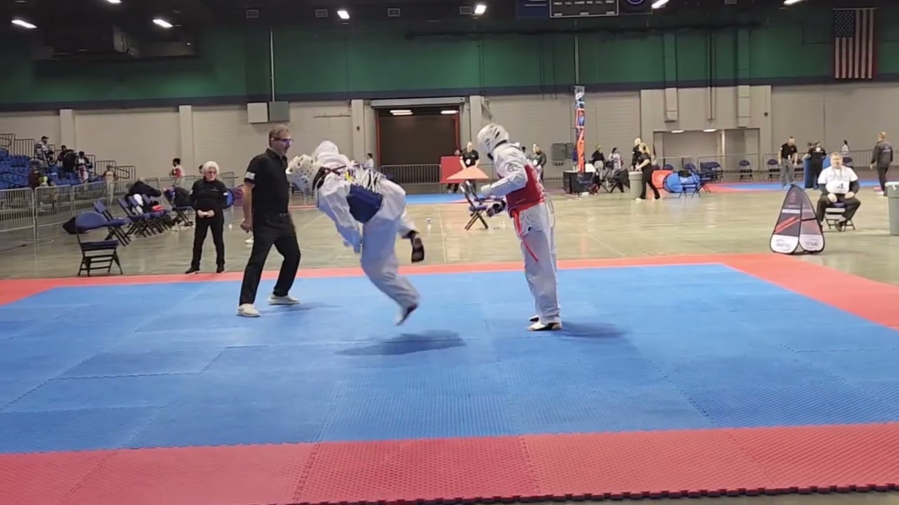 Championship match in taekwondo february 2025