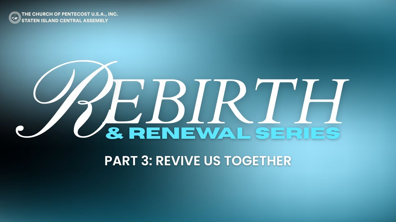 Rebirth & Renewal Series | Aps. David Tekper RTD
