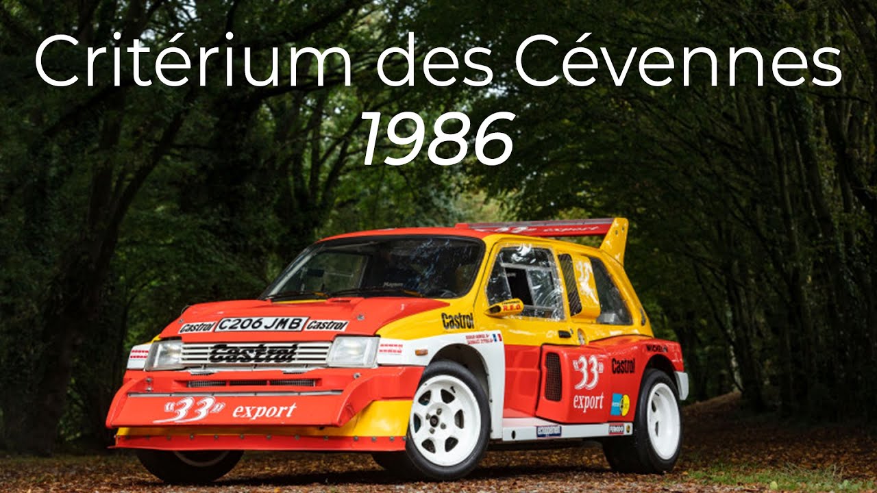 Critérium des Cévennes 1986 - @RallyeRétro