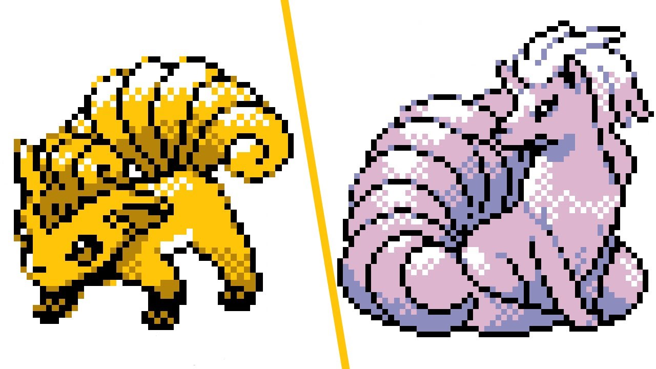 Shiny Vulpix in Pokemon Silver after only 119 random encounters (Fire Monotype #2)