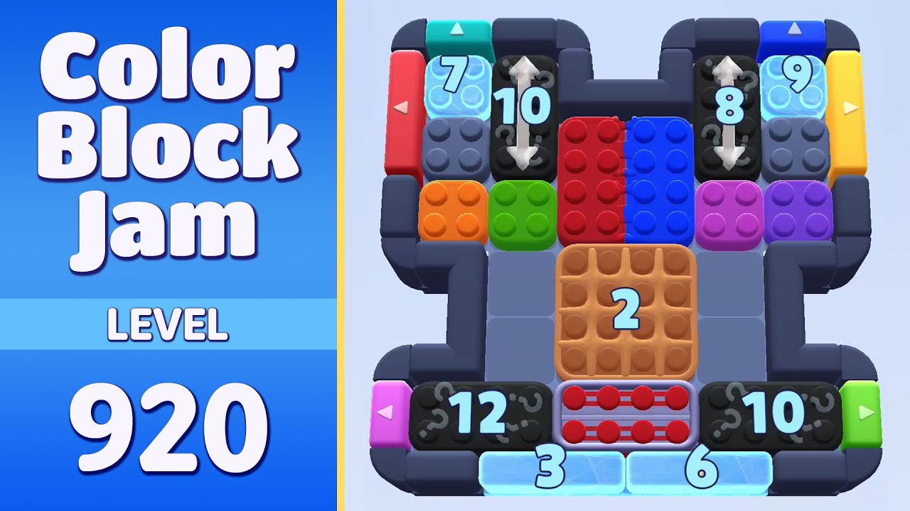 Color Block Jam Poziom 920 (919) | Wszystkie zagadki rozwiązane! 🎯