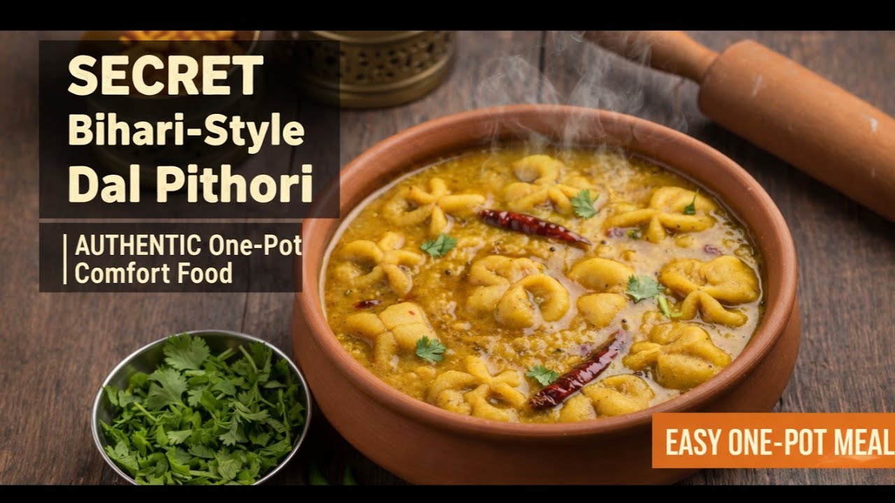 UP-Bihar Dal Pithori Recipe | How to Make Dal Pathori at Home