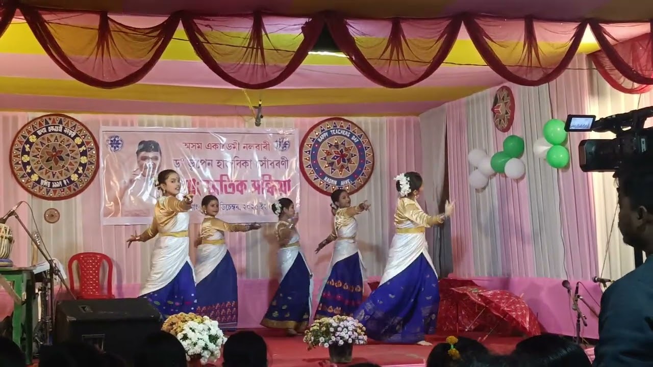 Got 1st prize in this group dance 