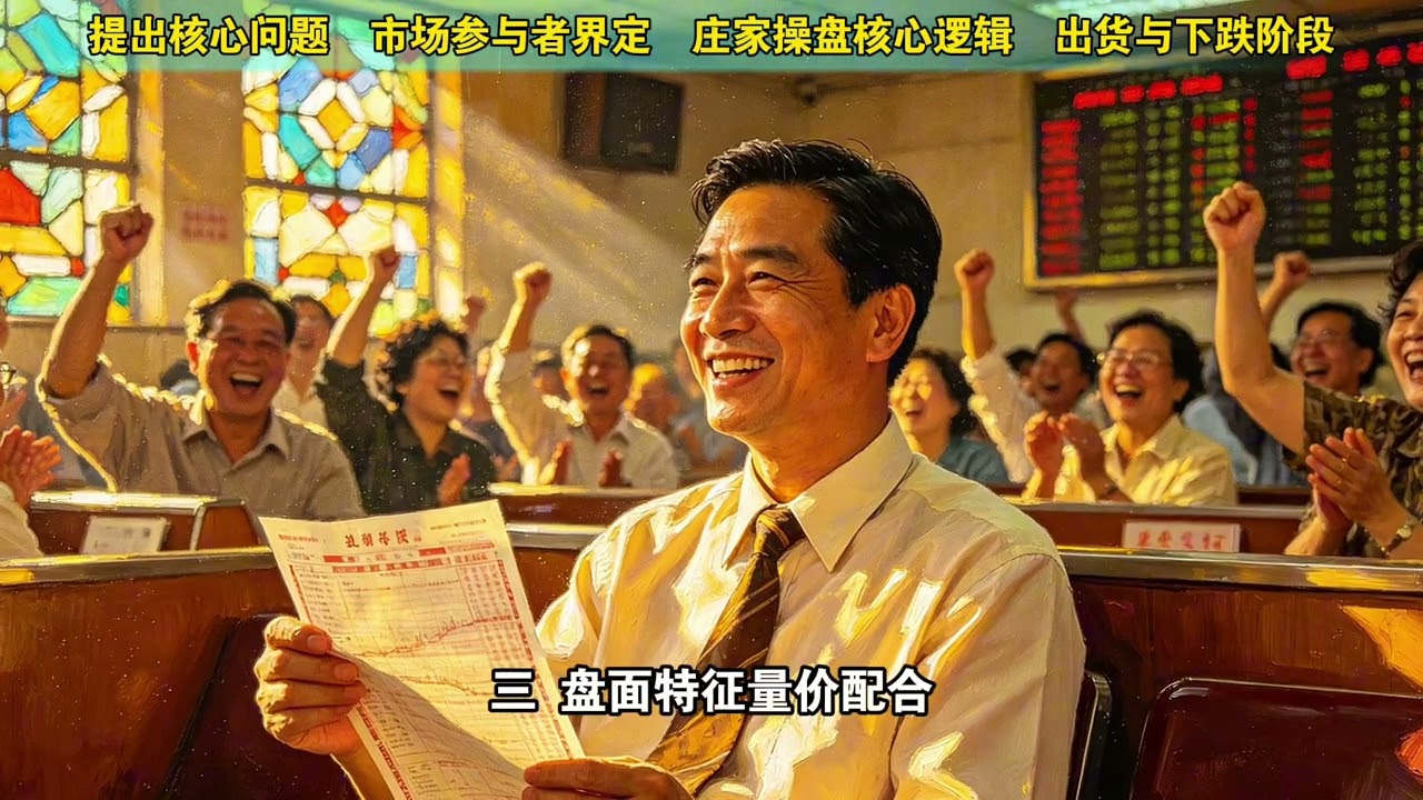 #美股 不做接盘侠，2分钟教会你如何控盘#庄家控盘#股票知识 #技术分析 #小李子说财