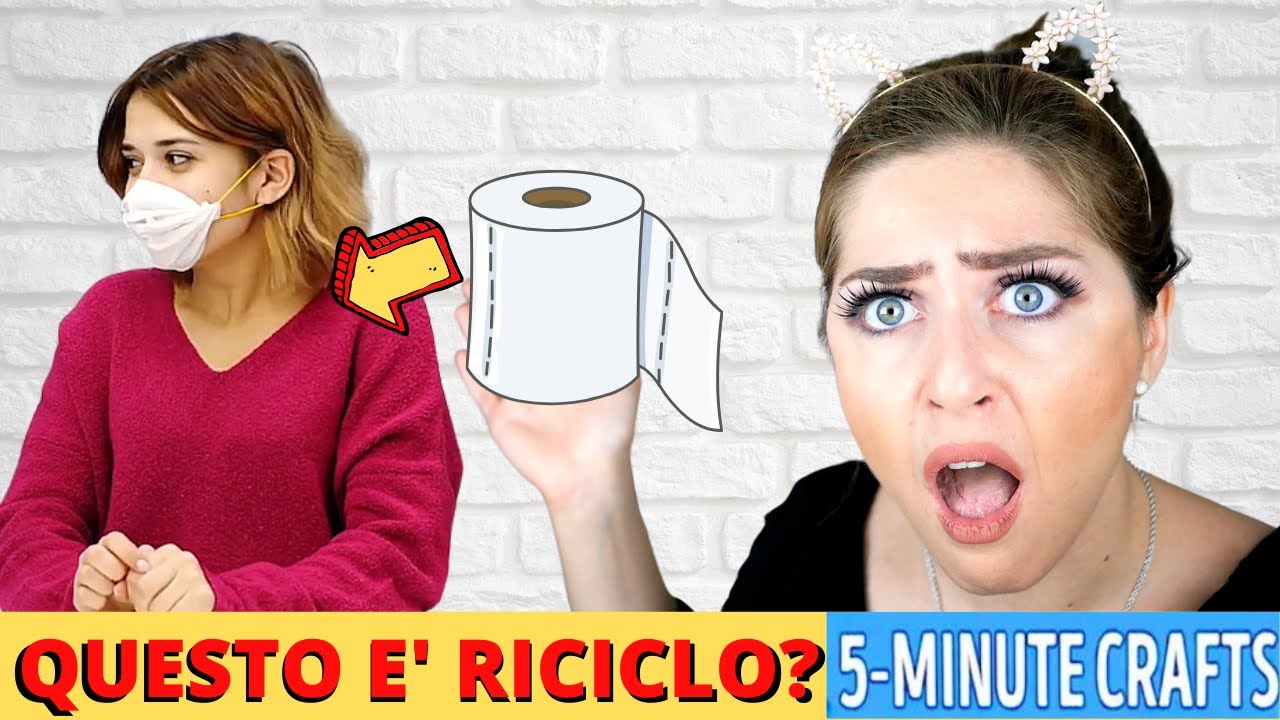 FIVE MINUTES RECYCLE! Non seguite i loro consigli! REACTION
