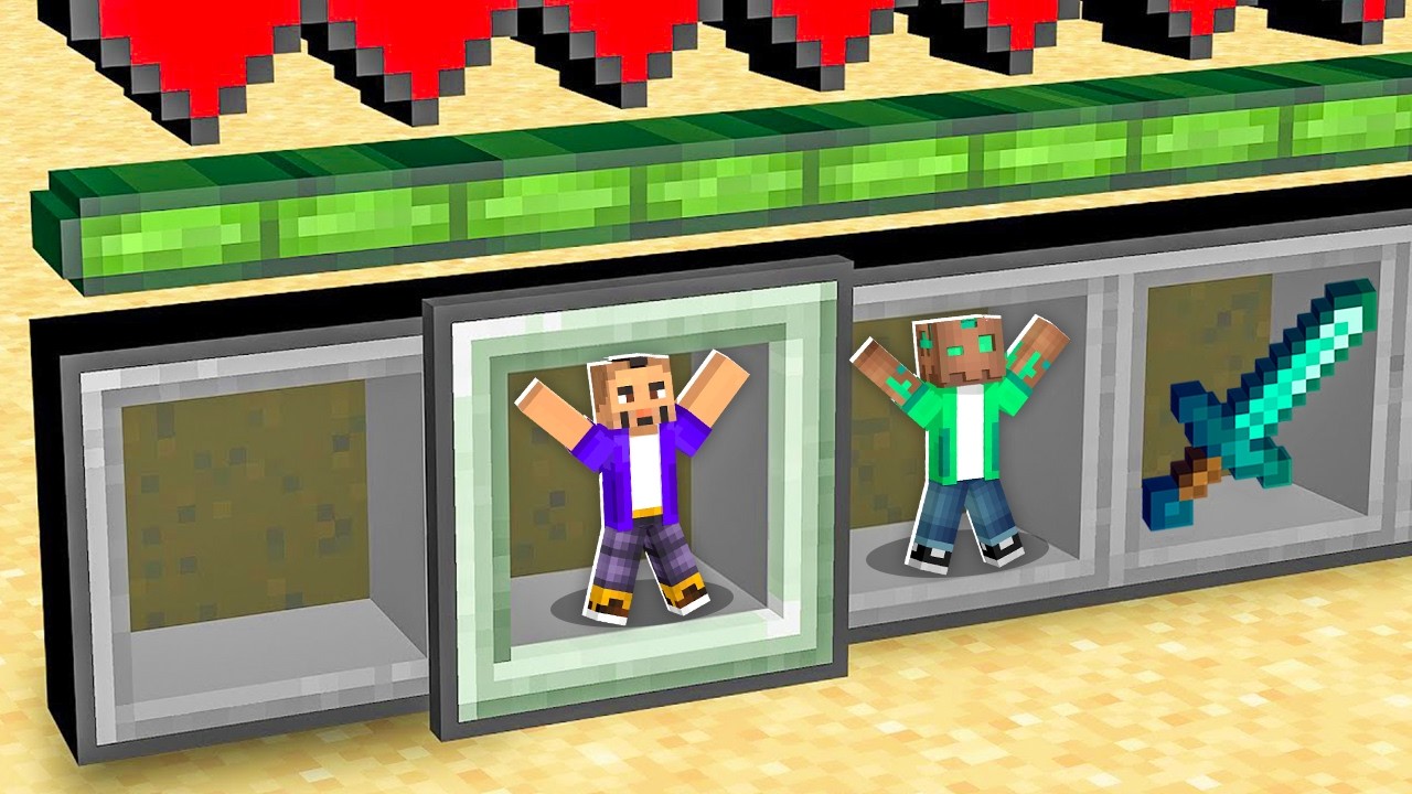 Minecraft, PERO Entramos DENTRO del INVENTARIO!