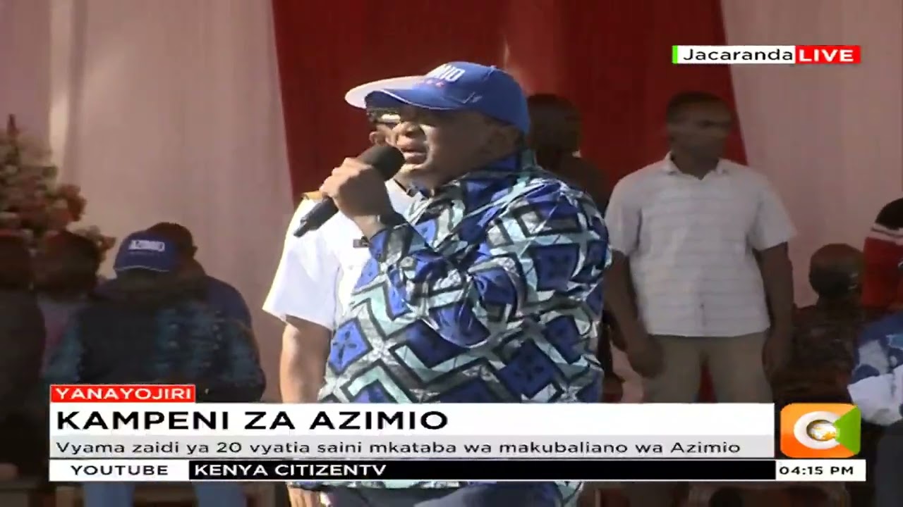 President Kenyatta: Tumeamua ya kwamba team captain wetu ni Raila Odinga