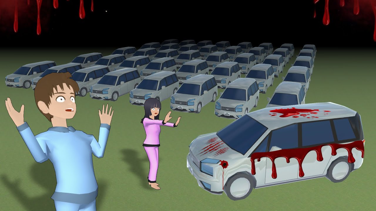 Yuta Dan Mio Menemukan Markas Mobil Van Berhantu || Sakura School Simulator