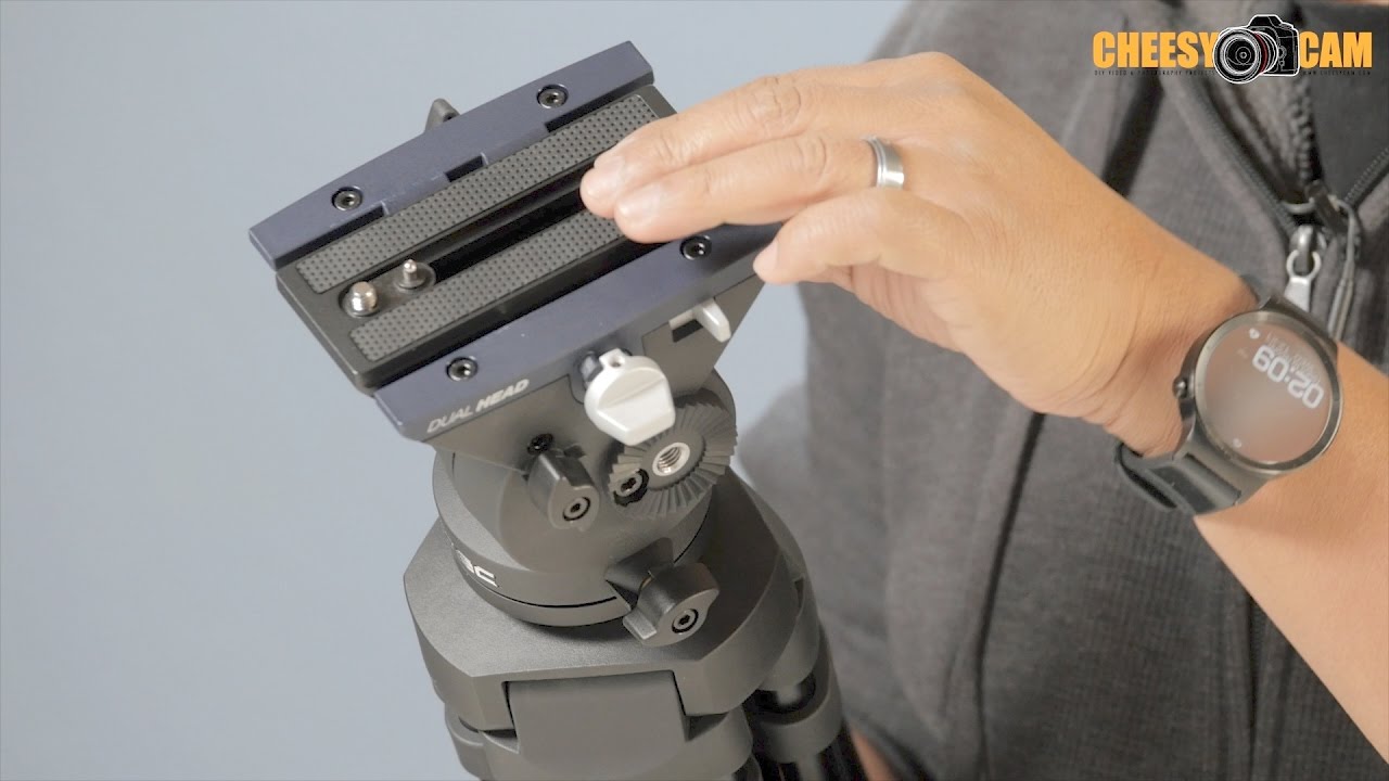 New LIbec TH-X Video Fluid Head Tripod System - Drop In Manfrotto 501PL Plate Compatible