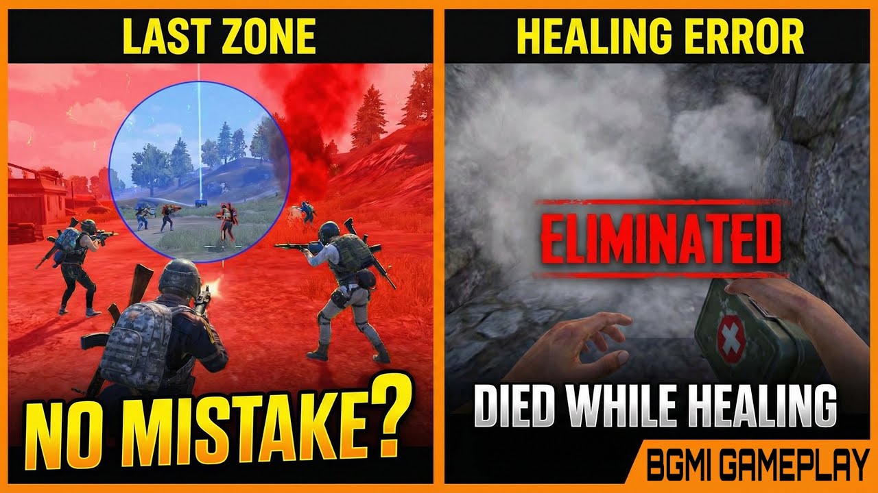 DIED While Healing?! The Biggest Last Zone Fail! 😱 #gaming #bgmi #marathi