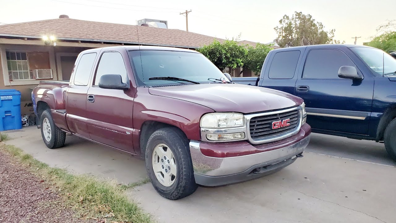 GMC SIERRA 2001 4.8  COMO CAMBIAR FRENOS DE EMERGENCIA Y DISCOS DE ATRAS  👉