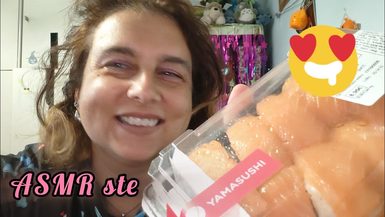 Sushi!😋 Non guardare se hai fame! 🍣 ASMR  MUKBANG – suoni rilassanti & croccanti
