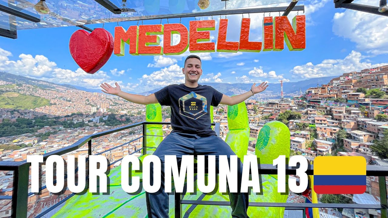 TOUR RAPIDO POR LA COMUNA 13 EN MEDELLÍN COLOMBIA 🇨🇴👌🏼 #colombia #comuna13