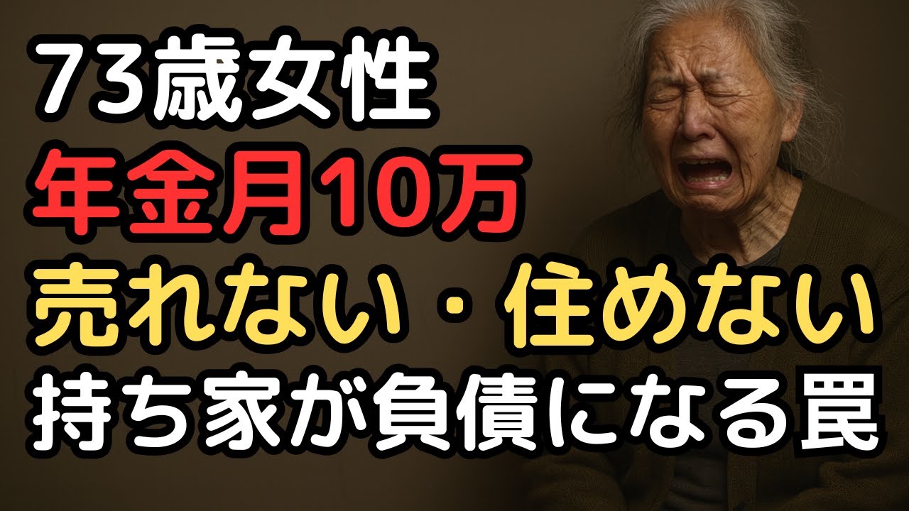 年金月10万円でも実家があるから大丈夫」73歳女性、相続した家の維持費年80万円・売れない・住めない「負動産」の地獄