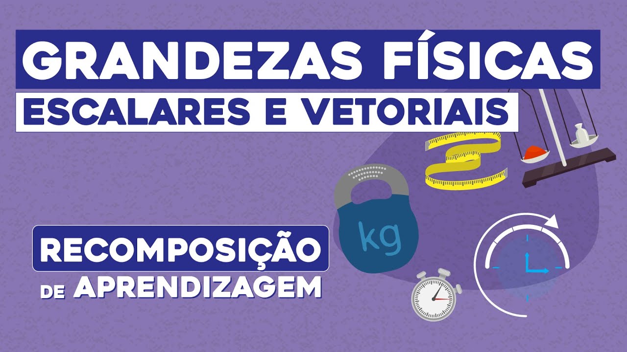 GRANDEZAS FÍSICAS: escalares e vetoriais | Fundamentos da Física | Recomposição de Aprendizagem