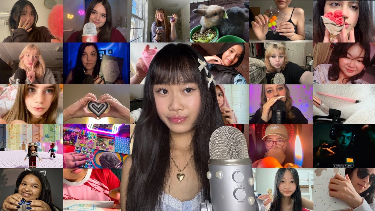ASMR with my subscribers !! ˚｡⋆୨୧˚