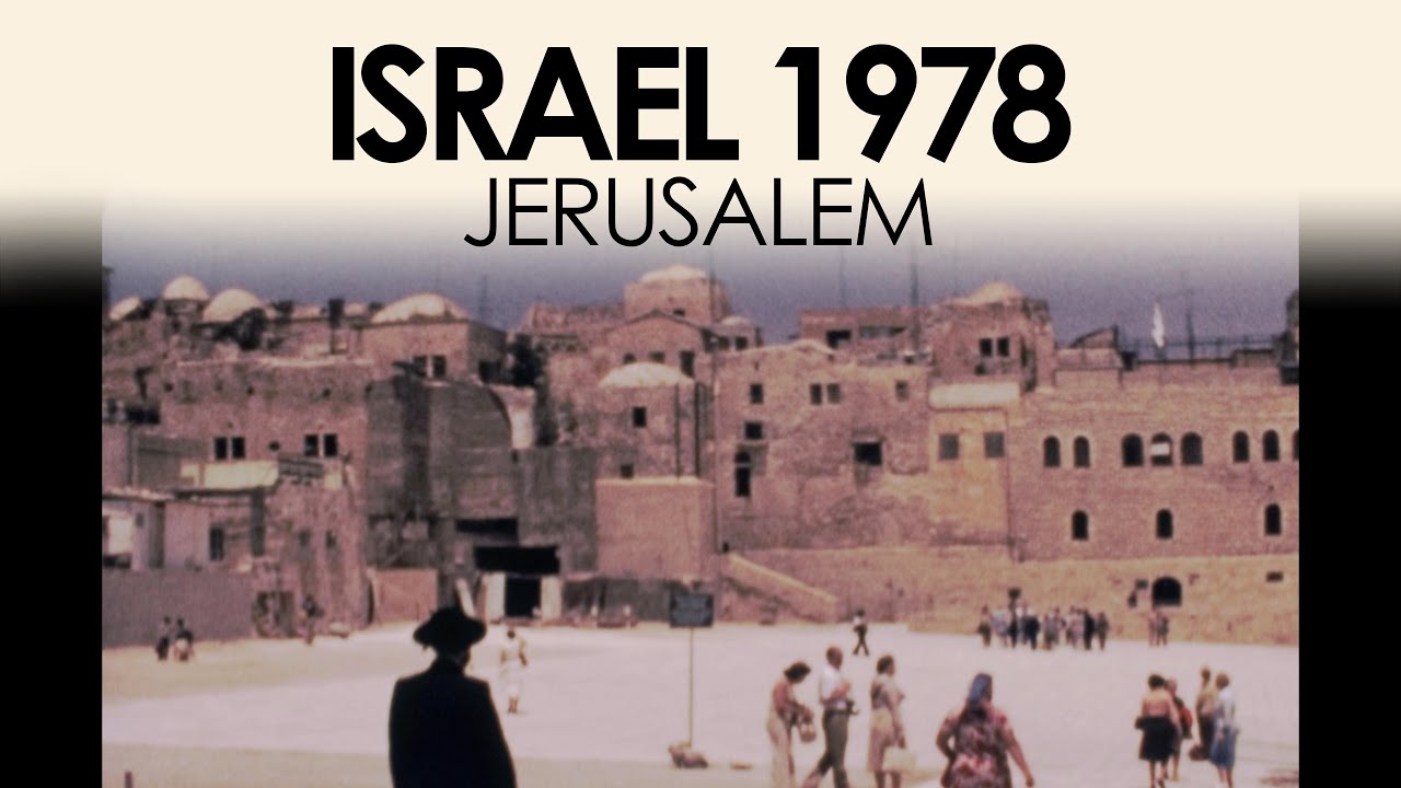 Jerusalem in the 1970s | 8mm Archive Footage of Old City, Western Wall & Temple Mount