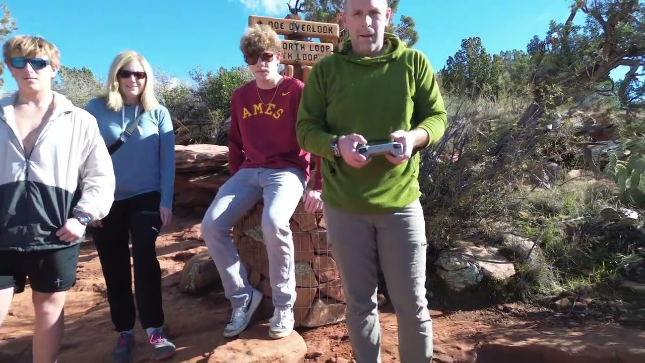 Sedona's Doe Mountain Plateau Family