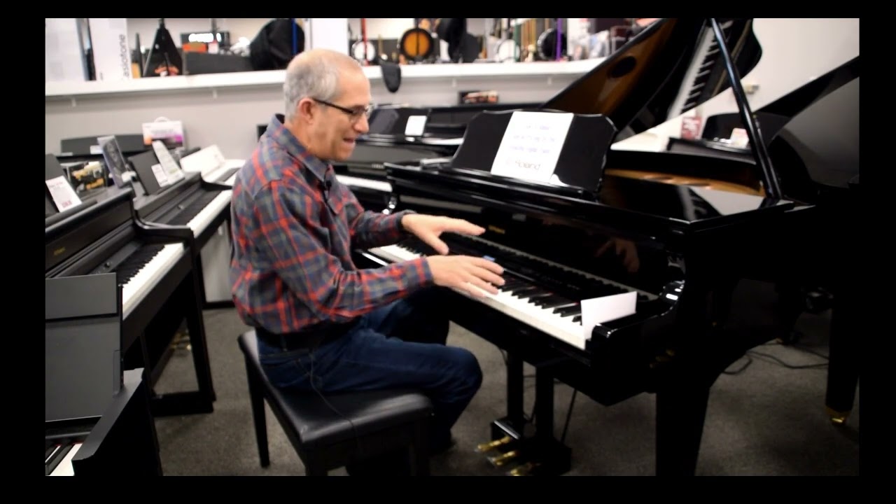 Roland GP609 Digital Grand Piano Demo