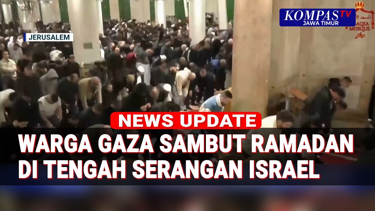 Suasana Warga Palestina Sambut Ramadan, Laksanakan Tarawih Pertama di Tengah Luka Gaza