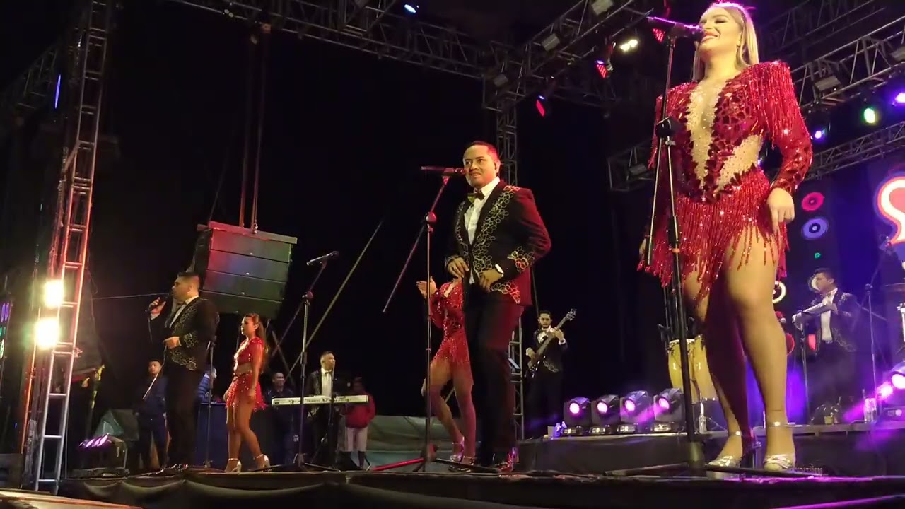 Sonora Dinamita de Lucho Argain en VILLAFLORES Chiapas baile de feria