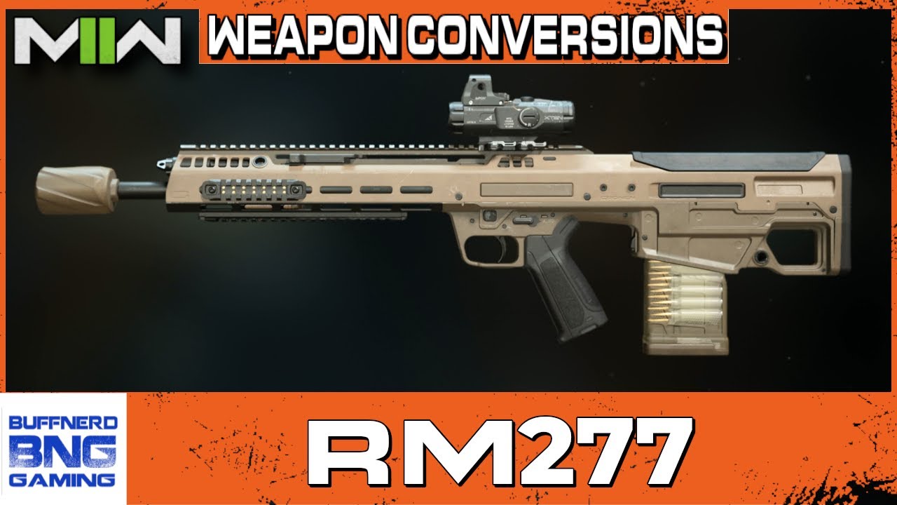 General Dynamics RM277-AR  Weapon Conversion - Call Of Duty Modern Warfare II