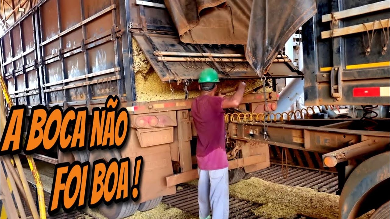 Com Muita Dificuldade, Descarregaram a Soja Com Umidade Alta!!!!