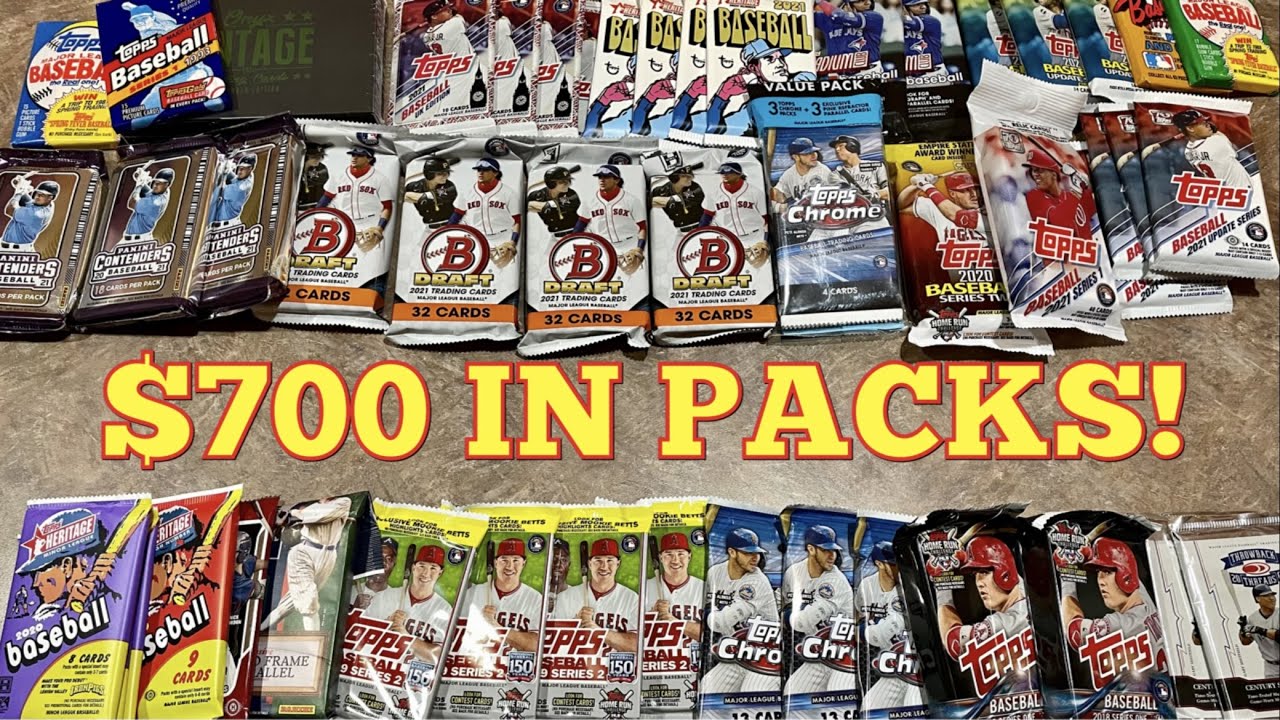BIG RANDOM 50 PACK / $700 BASEBALL CARD PACK OPENING!  LOTS OF AUTOS!