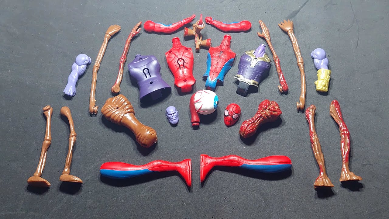 AVENGERS TOYS/ACTION FIGURES/SPIDERMAN/THANOS/SIRENHEAD/ASSEMBLE TOYS 