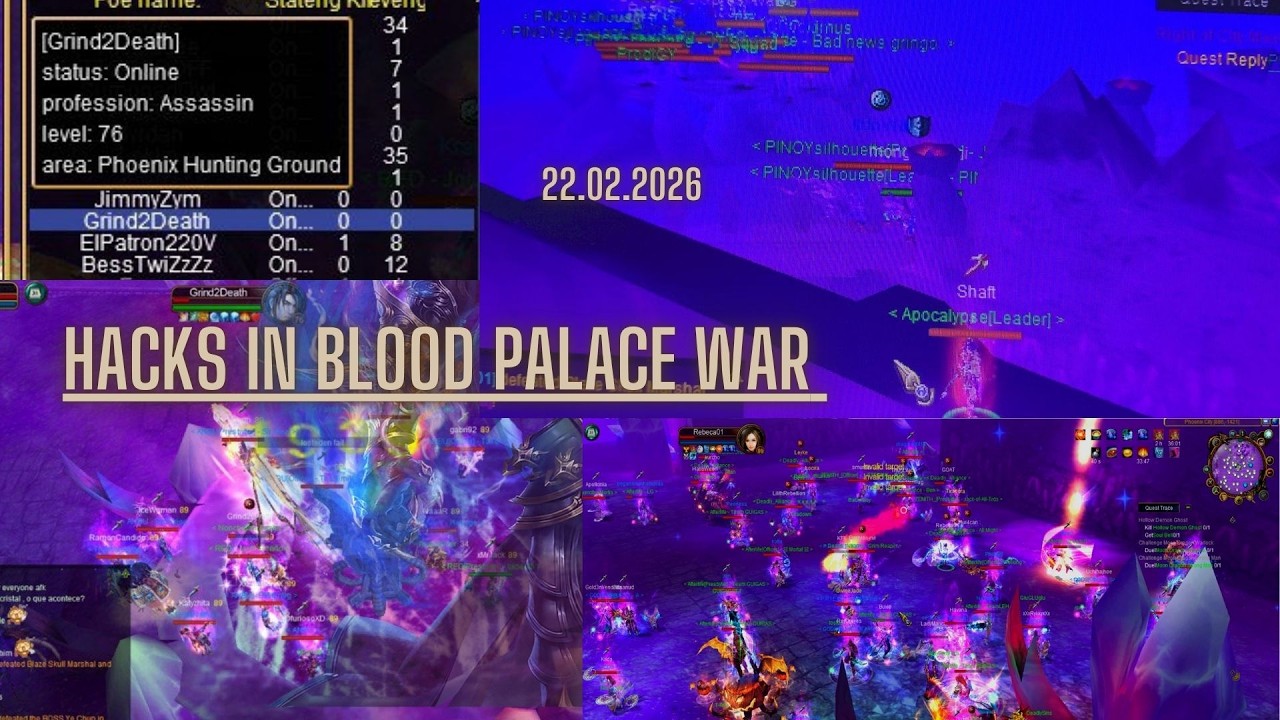 Talisman Online | HACKS USE BUG FOR SEAL BLOOD PALACE WAR  ALL SERVERS 1440p ᴴᴰ
