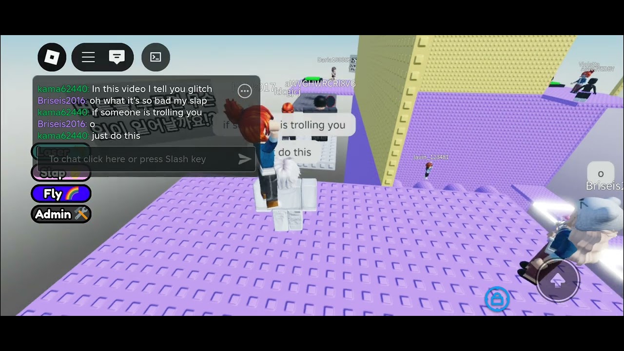 Teaching a glitch in troll obby