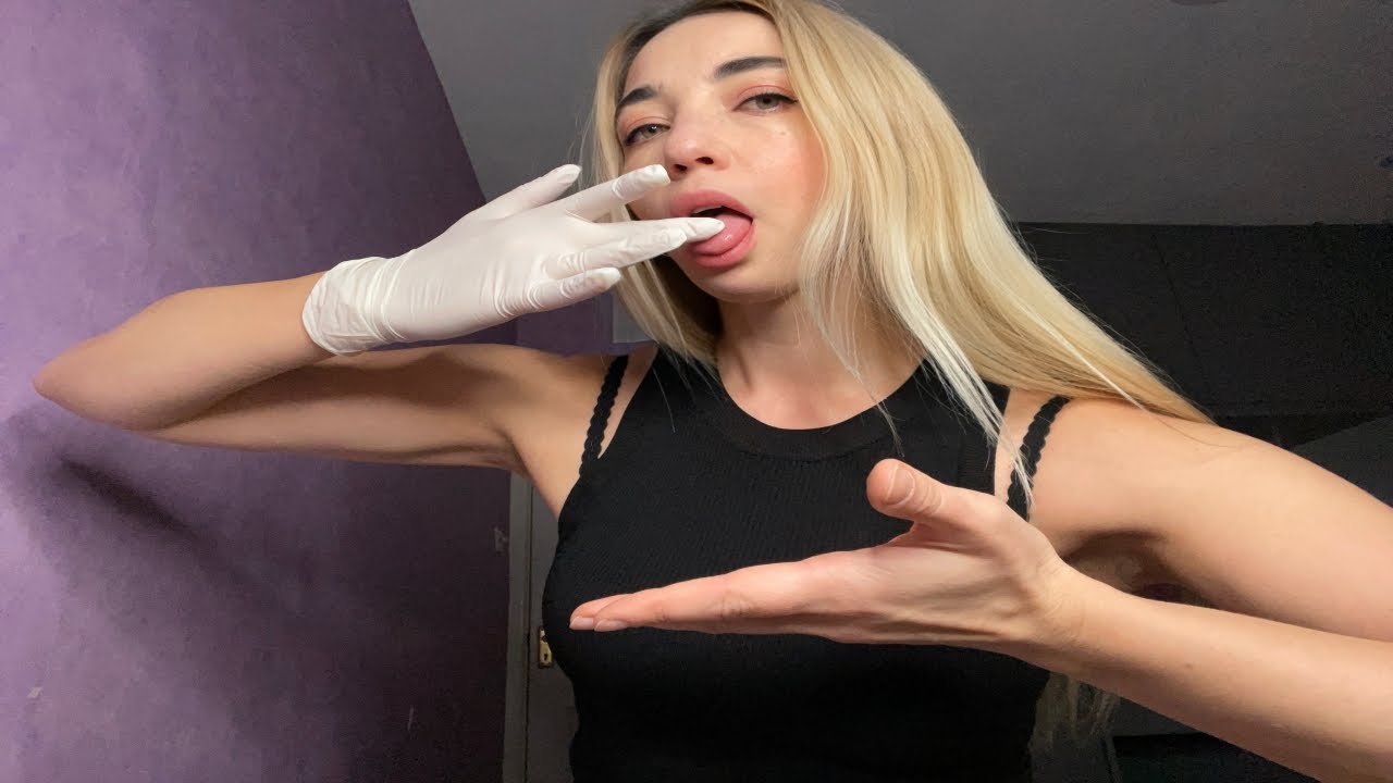 ASMR Spit Painting - Cleaning You Roleplay (with gloves)