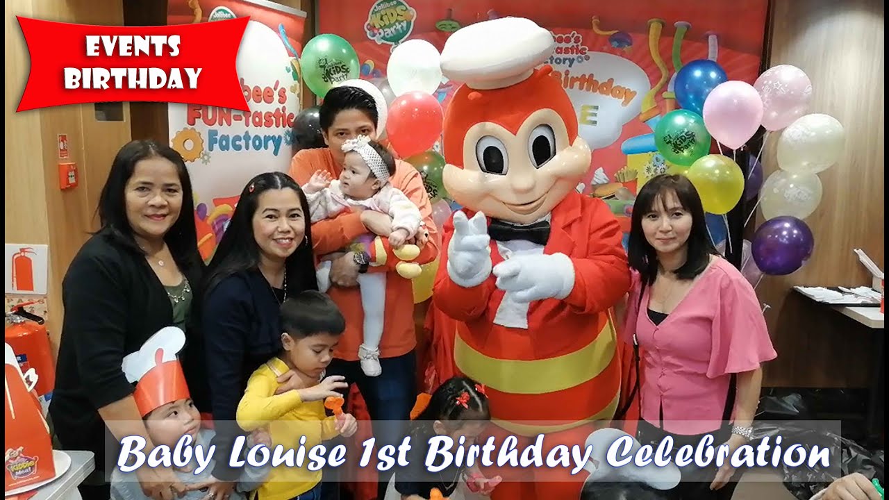 Jollibee Party - Baby Louise 1st Birthday Party